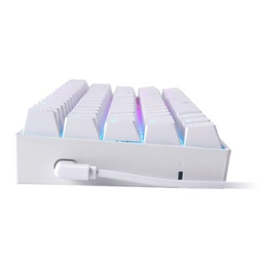 REDRAGON DRAGONBORN Wired Mechanical Keyboard RGB67Key Design - White - Image 5