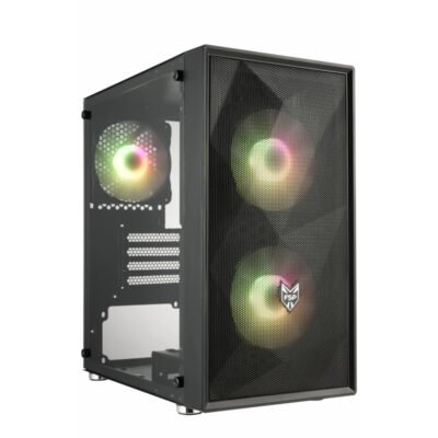 FSP CST130A Micro-ATXGaming Chassis - Black - Image 7